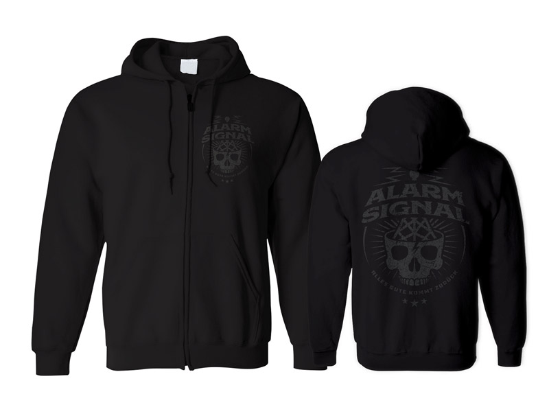 ALARMSIGNAL - Alles Gute kommt zurück Zipper - GREY PRINT