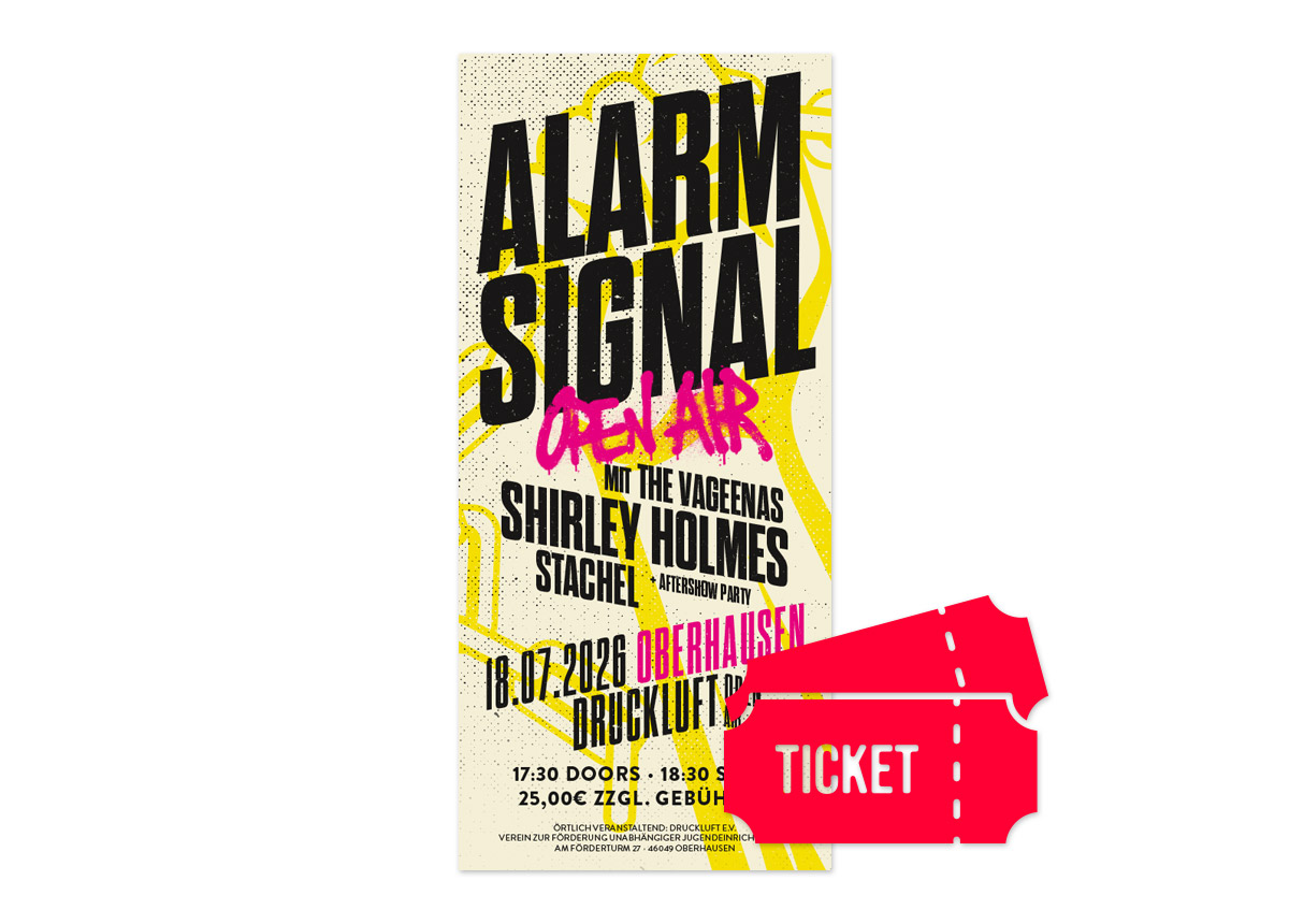 ALARMSIGNAL - Open Air Oberhausen - 18. Juli 2026 - Hardticket