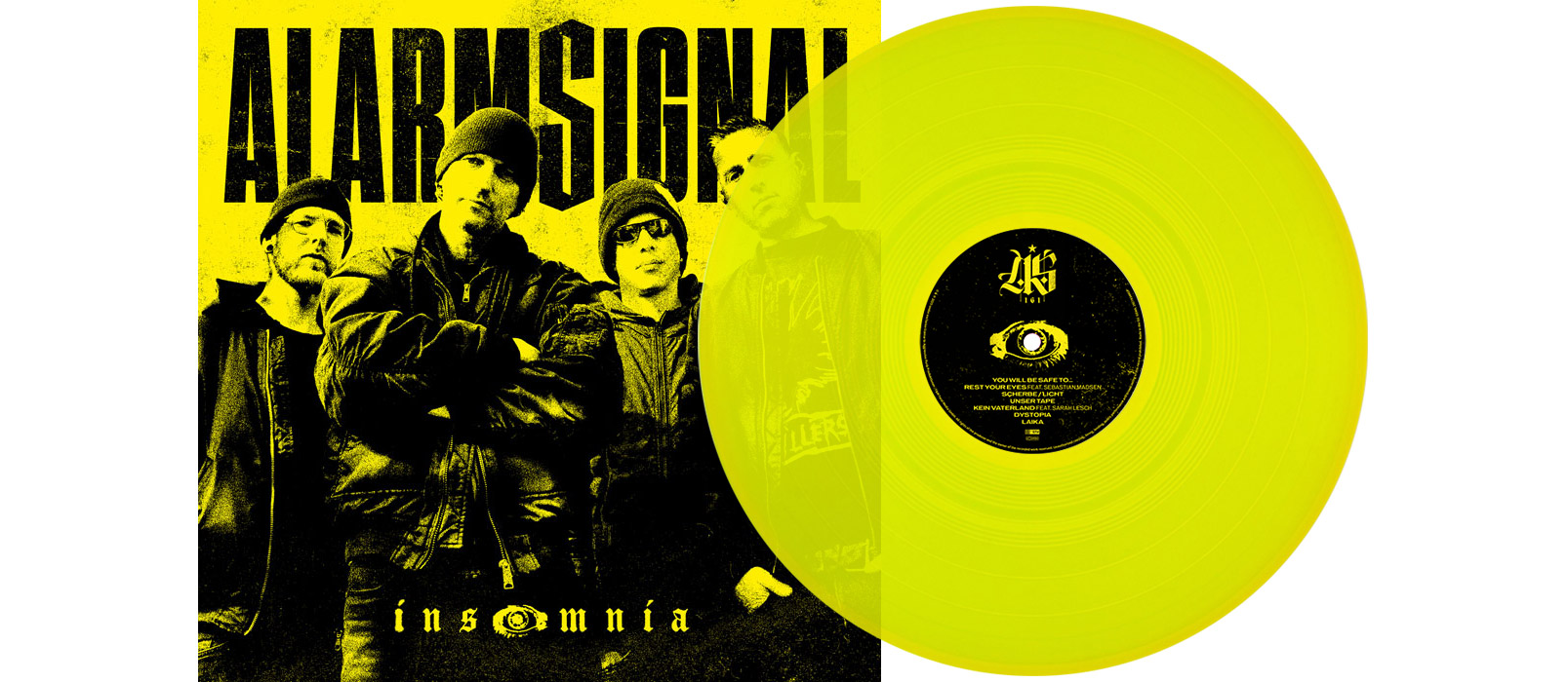 ALARMSIGNAL - Insomnia 12" LP - NEON YELLOW ALARMSIGNAL - Insomnia 12" LP - NEON YELLOW