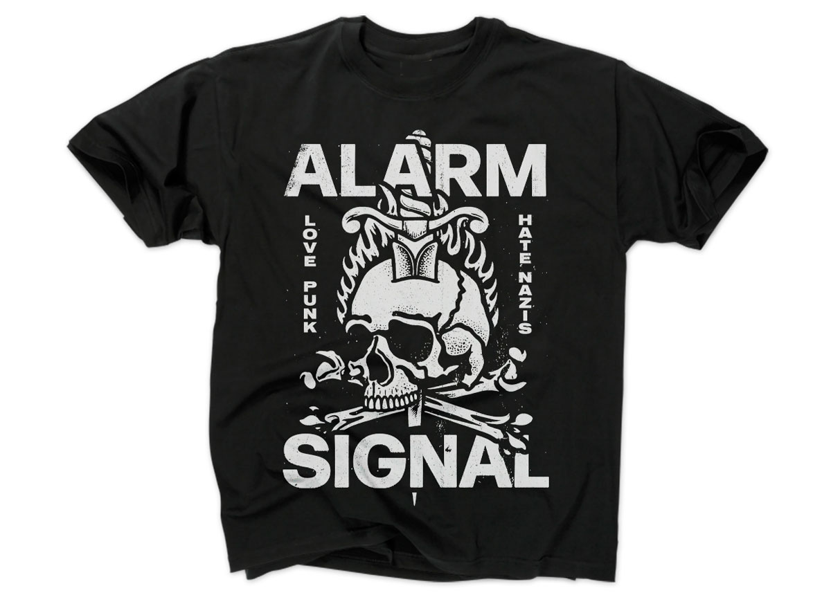 ALARMSIGNAL - Love Punk - Hate Nazis T-Shirt